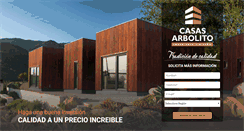 Desktop Screenshot of casasarbolito.cl